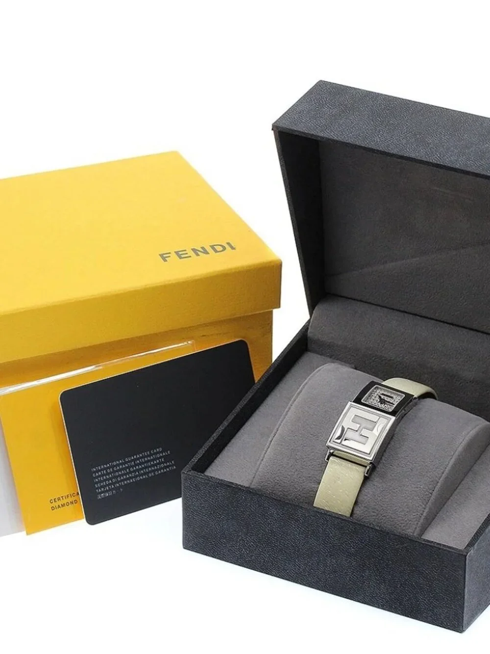 FENDI Secret 2 time zone 5500L white Dial Quartz Ladies Watch_971494
